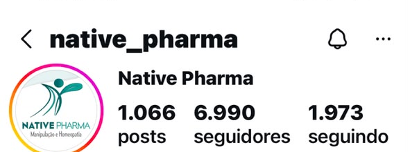 Instagram Native Pharma